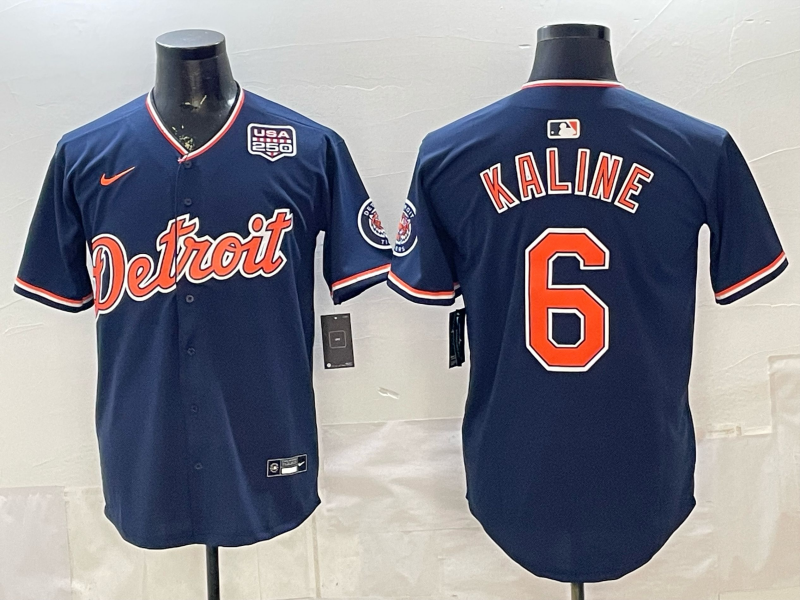 Men Detroit Tigers #6 Kaline blue Nike 2026 MLB Jersey 0401003